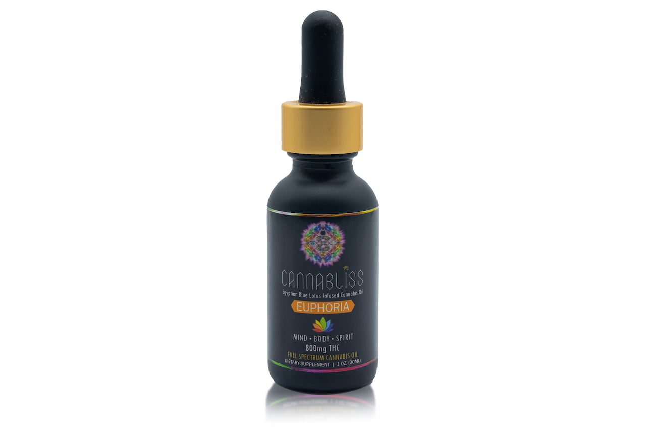 CBD (Egyptian Blue Lotus Infused CBD Flower Oil) (1Oz/800Mg 