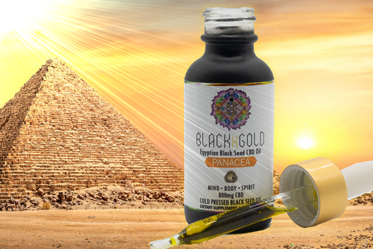 Black Gold (Egyptian Black Seed & CBD Oil) (10z/800mg)